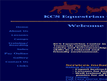 Tablet Screenshot of kcsequestrian.com